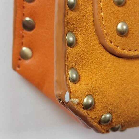 Zara Woman Suede Crossbody Purse - Fun and Colorful Take on Moto Style - Picture 7 of 15